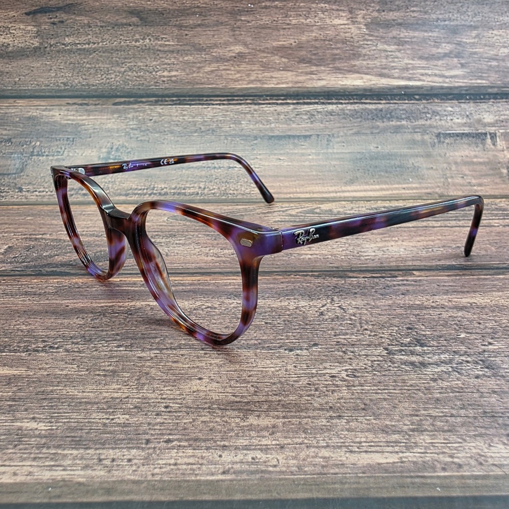 Ray-Ban Elliot RB 5397 8175 Violet Havana Tortoise Eyeglass Frames 48-19-140 - Picture 5 of 8
